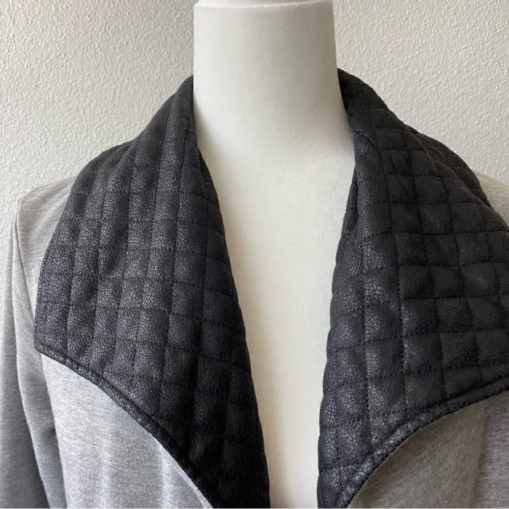 Tart Collections Frederica Womens Quilter Funnel Neck Jacket SZ XS